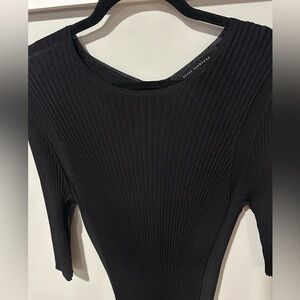 Skull Cashmere Black Midi Dress